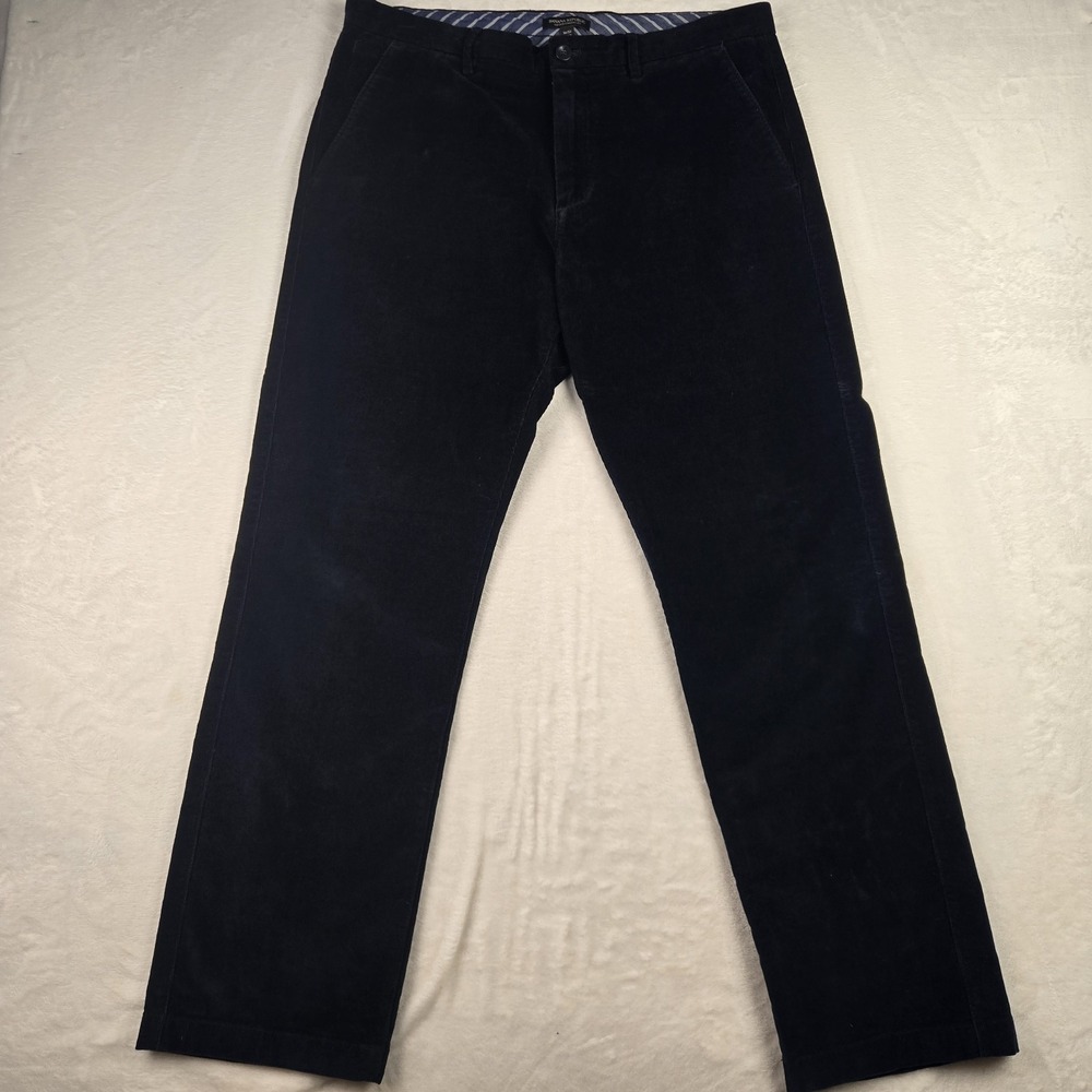 Banana Republic Pants Mens 36x32 Black‎ Navy Crushed Velvet